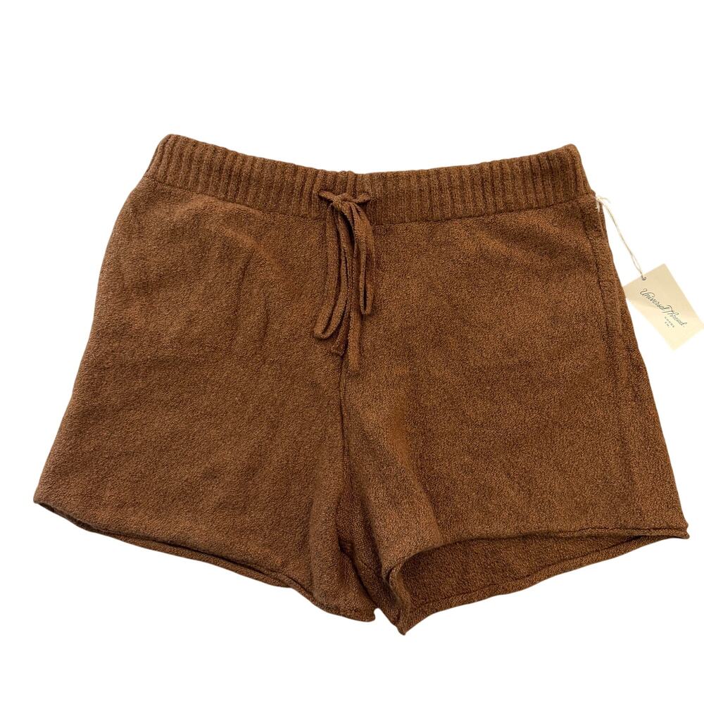 Universal Thread Women's Brown High-Rise Tie-Front Shorts - Size XXL - NWT